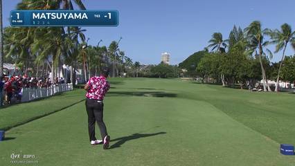 Hideki Matsuyama | Round 2 | 1st hole | Shot 1 | 2026 Sony Open