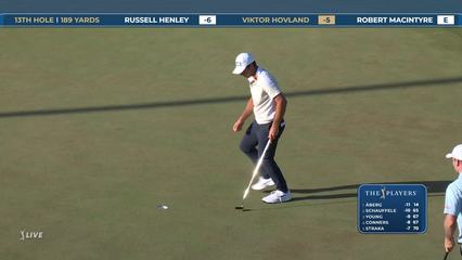 Viktor Hovland | Round 2 | 13th hole | Shot 3 | 2026 THE PLAYERS
