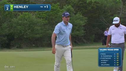 Russell Henley | Round 1 | 2nd hole | Shot 5 | 2026 Valero