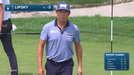 David Lipsky | Round 2 | 9th hole | Shot 2 | 2025 Rocket Classic