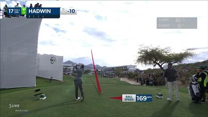 Adam Hadwin | 2023 WM Phoenix Open | Round 2 | 17th hole | Shot 1