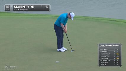 Robert MacIntyre | Round 1 | 15th hole | Shot 3 | 2025 TOUR Championship