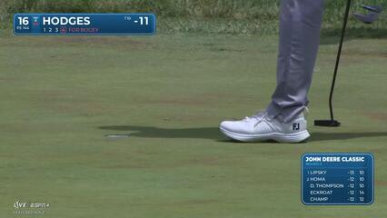 Lee Hodges | Round 3 | 16th hole | Shot 4 | 2025 John Deere