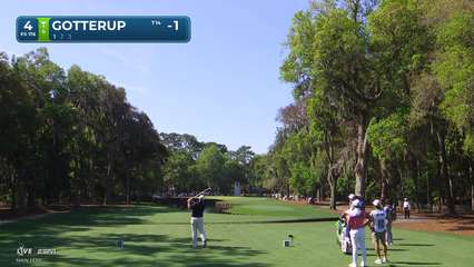 Chris Gotterup | Round 1 | 4th hole | Shot 1 | 2026 RBC Heritage