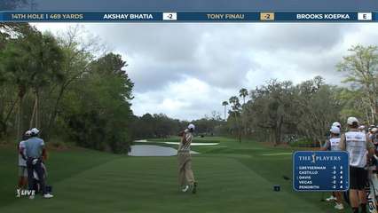 Tony Finau | Round 1 | 14th hole | Shot 1 | 2026 THE PLAYERS