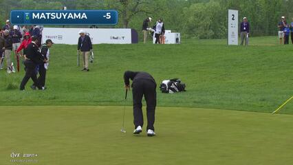Hideki Matsuyama | Round 2 | 1st hole | Shot 4 | 2025 Truist Championship