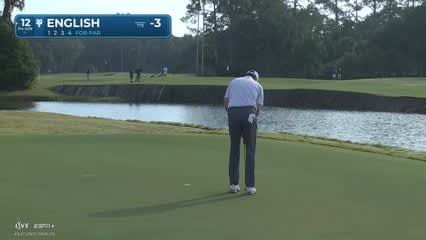 Harris English | Round 2 | 12th hole | Shot 4 | 2025 The RSM Classic