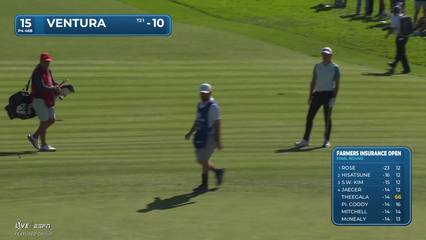 Kristoffer Ventura | Round 4 | 15th hole | Shot 3 | 2026 Farmers