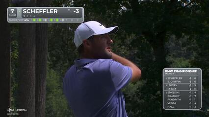 Scottie Scheffler | Round 1 | 7th hole | Shot 1 | 2025 BMW Championship