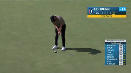 Patrick Fishburn | Round 3 | 15th hole | Shot 5 | 2025 Sony Open