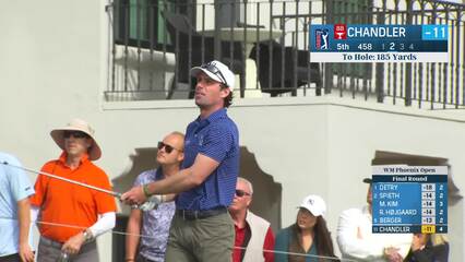 Will Chandler | Round 4 | 5th hole | Shot 4 | 2025 WM Phoenix Open