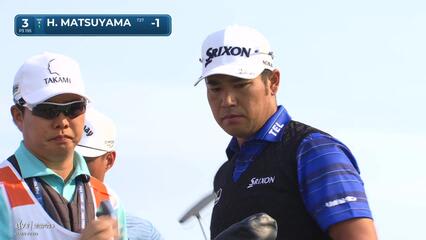 Hideki Matsuyama | Round 3 | 3rd hole | Shot 1 | 2025 Farmers