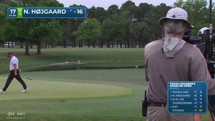 Nicolai Højgaard | Round 3 | 17th hole | Shot 2 | 2026 Texas Children's
