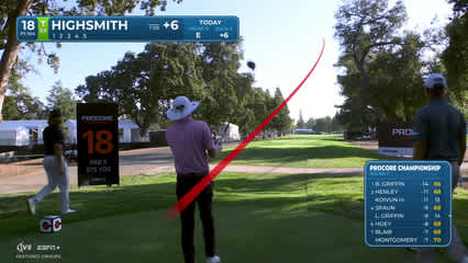 Joe Highsmith | Round 2 | 18th hole | Shot 1 | 2025 Procore
