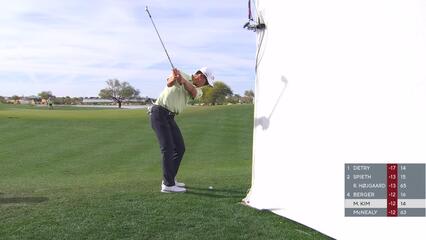 Michael Kim | Round 3 | 15th hole | Shot 3 | 2025 WM Phoenix Open