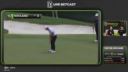 Viktor Hovland | Round 1 | 14th hole | Shot 3 | 2026 Truist Championship