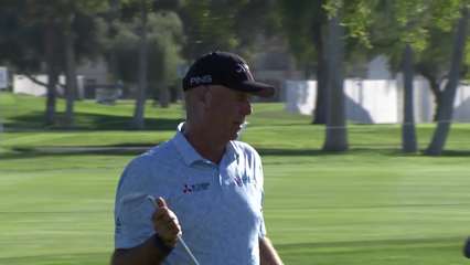 Stewart Cink | Round 2 | 11th hole | Shot 2 | 2025 Charles Schwab