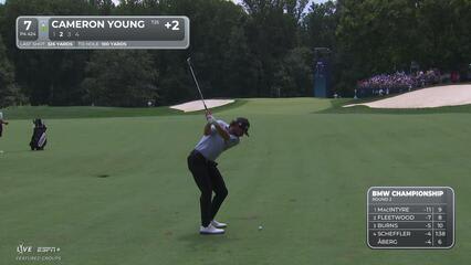 Cameron Young | Round 2 | 7th hole | Shot 2 | 2025 BMW Championship