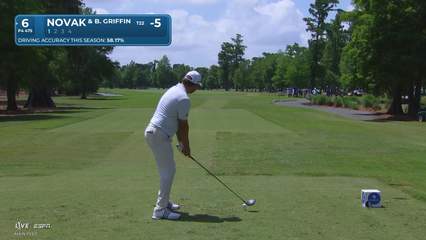 Andrew Novak | Round 1 | 6th hole | Shot 1 | 2026 Zurich Classic
