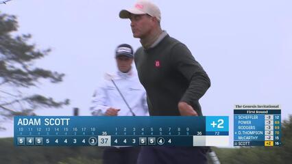 Adam Scott | Round 1 | 7th hole | Shot 4 | 2025 Genesis