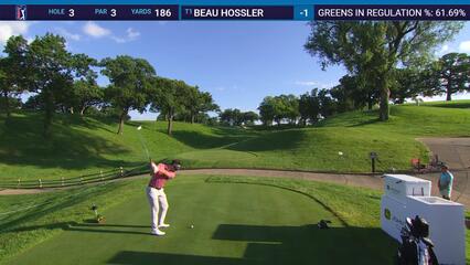 Beau Hossler | Round 1 | 3rd hole | Shot 1 | 2025 John Deere