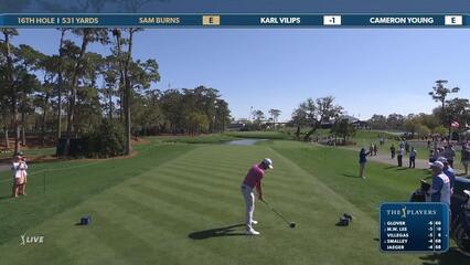 Sam Burns | Round 1 | 16th hole | Shot 1 | 2025 THE PLAYERS