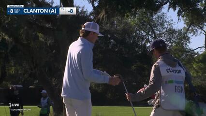 Luke Clanton | Round 2 | 8th hole | Shot 3 | 2024 The RSM Classic