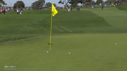 Matthieu Pavon | Round 1 | 5th hole | Shot 2 | 2025 Farmers