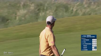 Adam Scott | Round 2 | 13th hole | Shot 4 | 2025 Genesis Scottish Open
