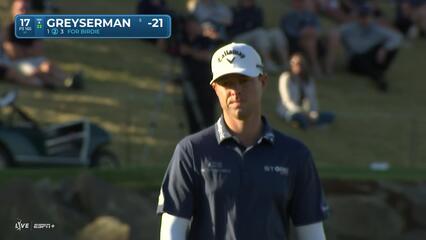 Max Greyserman | Round 4 | 17th hole | Shot 3 | 2025 The American Express