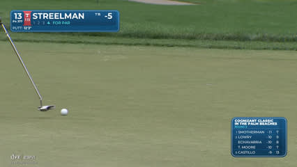 Kevin Streelman | Round 3 | 13th hole | Shot 5 | 2026 Cognizant Classic