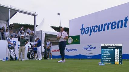 Collin Morikawa | Round 1 | 10th hole | Shot 1 | 2025 Baycurrent
