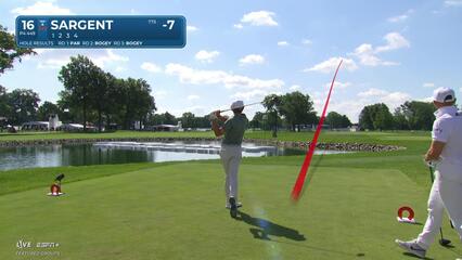 Gordon Sargent | Round 4 | 16th hole | Shot 1 | 2025 Rocket Classic