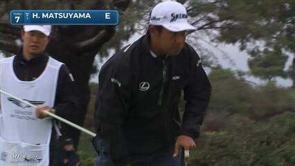 Hideki Matsuyama | Round 1 | 7th hole | Shot 4 | 2025 Genesis