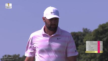 Scottie Scheffler | Round 2 | 1st hole | Shot 4 | 2026 Genesis Scottish Open