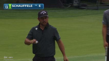 Xander Schauffele | Round 3 | 13th hole | Shot 3 | 2026 Truist Championship