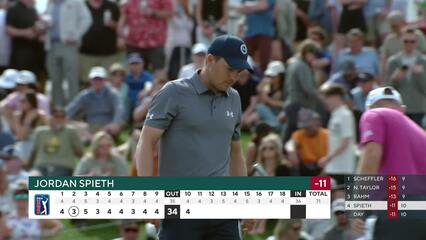 Jordan Spieth | 2023 WM Phoenix Open | Round 4 | 10th hole | Shot 4