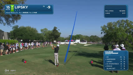 David Lipsky | Round 3 | 15th hole | Shot 1 | 2026 Valspar