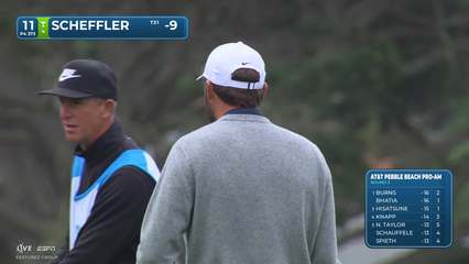 Scottie Scheffler | Round 3 | 11th hole | Shot 2 | 2026 AT&T Pebble Beach