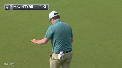 Robert MacIntyre | Round 1 | 7th hole | Shot 3 | 2025 BMW Championship