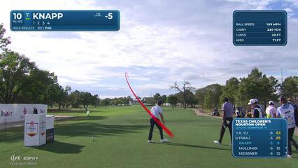 Jake Knapp | Round 2 | 10th hole | Shot 1 | 2025 Houston Open