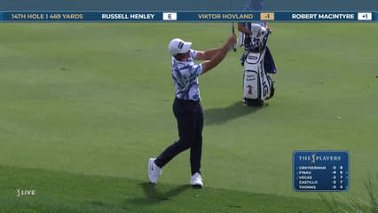 Viktor Hovland | Round 1 | 14th hole | Shot 2 | 2026 THE PLAYERS