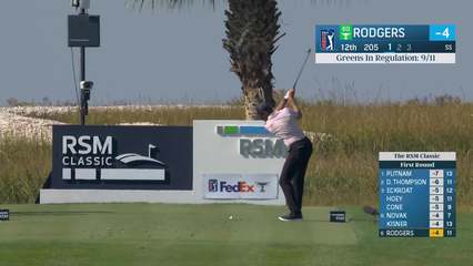 Patrick Rodgers | Round 1 | 12th hole | Shot 1 | 2025 The RSM Classic
