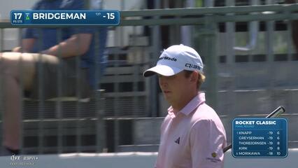 Jacob Bridgeman | Round 4 | 17th hole | Shot 4 | 2025 Rocket Classic