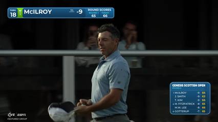 Rory McIlroy | Round 2 | 18th hole | Shot 4 | 2026 Genesis Scottish Open