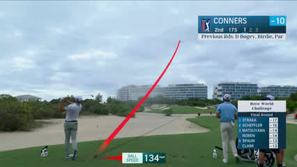 Corey Conners | Round 4 | 2nd hole | Shot 1 | 2025 Hero World Challenge