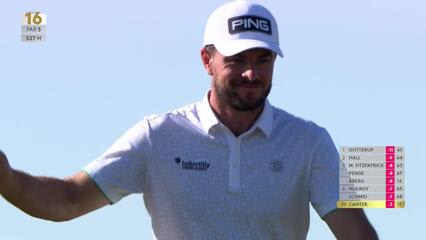 Laurie Canter | Round 2 | 16th hole | Shot 3 | 2025 Genesis Scottish Open