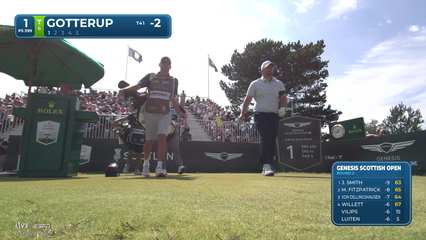 Chris Gotterup | Round 2 | 1st hole | Shot 1 | 2026 Genesis Scottish Open