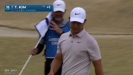 Tom Kim | Round 1 | 16th hole | Shot 5 | 2025 The American Express
