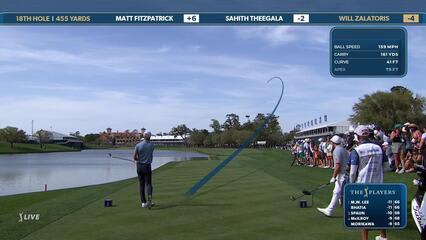 Will Zalatoris | Round 2 | 18th hole | Shot 1 | 2025 THE PLAYERS